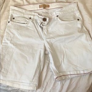 White Bermuda shorts